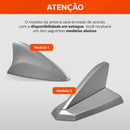 Antena Tubarão Shark Universal AM/FM - Estilo e Sinal Aprimorado