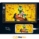 Central Multimídia Universal 2 Din 7” – Apple Carplay, Android Auto, Bluetooth e Câmera de Ré