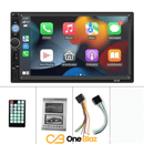 Central Multimídia Universal 2 Din 7” – Apple Carplay, Android Auto, Bluetooth e Câmera de Ré