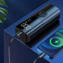 Compressor de Ar Portátil 12V Sem Fio com Iluminação LED e Inflação Rápida