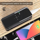 Compressor de Ar Portátil 12V Sem Fio com Iluminação LED e Inflação Rápida