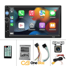Central Multimídia Universal 2 Din 7” – Apple Carplay, Android Auto, Bluetooth e Câmera de Ré