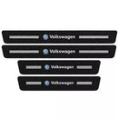 Soleira de Porta em Fibra de Carbono 4D Premium para Carros – Proteção Automotiva