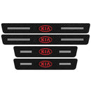 Soleira de Porta em Fibra de Carbono 4D Premium para Carros – Proteção Automotiva
