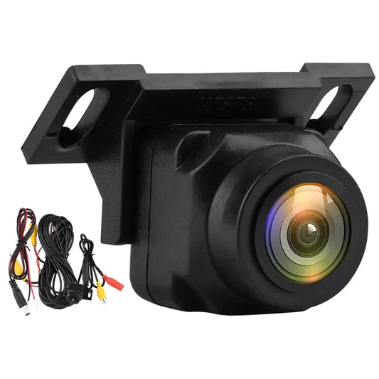 camera de ré automotiva 1080P com visão noturna e angulo 170 graus instalada na traseira do carro
