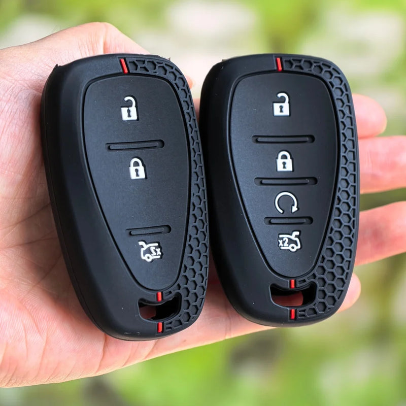 capa de chave automotiva silicone para chevrolet protegendo chave contra riscos quedas e desgaste diario