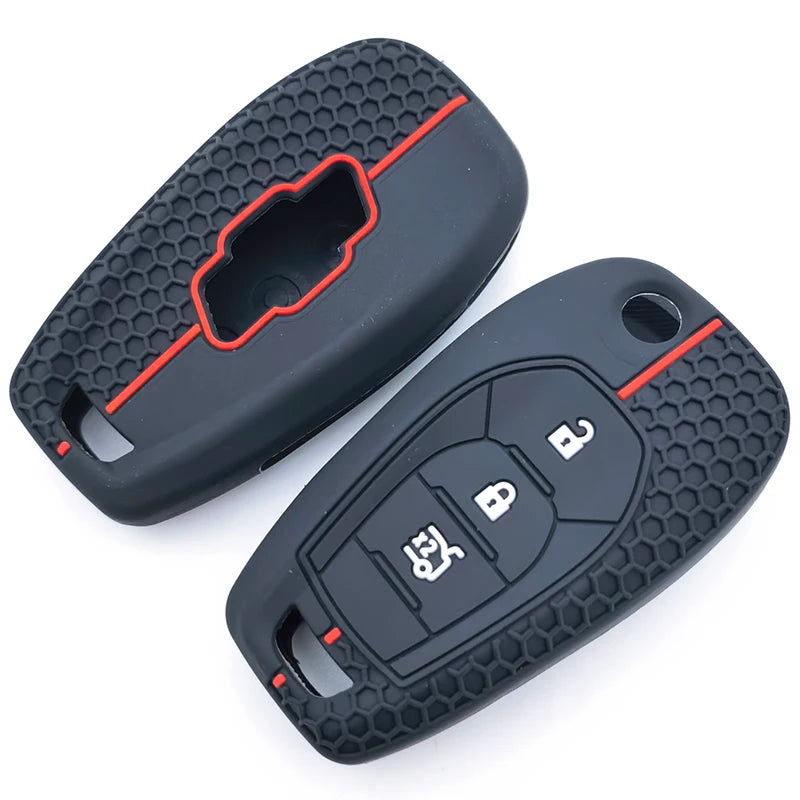 capa de chave automotiva silicone para chevrolet protegendo chave contra riscos e desgaste diario