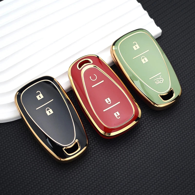 capa de chave automotiva tpu para chevrolet com protecao completa contra riscos quedas e desgaste diario