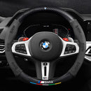 capa de volante esportiva antiderrapante para BMW série M linhas F G E com acabamento premium