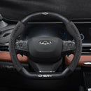 capa de volante suede premium antiderrapante para Peugeot 208 2008 3008 5008 com acabamento moderno