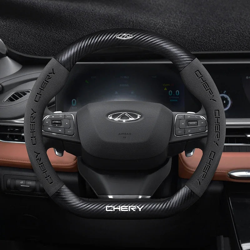 capa de volante suede premium antiderrapante para Peugeot 208 2008 3008 5008 com acabamento moderno