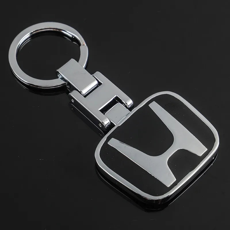 chaveiro automotivo honda em metal com logo premium e sistema anti perda para chaves de carro