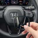 emblema 3D adesivo para volante automotivo com acabamento premium aplicado no centro do volante