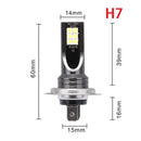 Lâmpadas LED Automotivas H11 H8 9005 9006 6000K Super Brancas