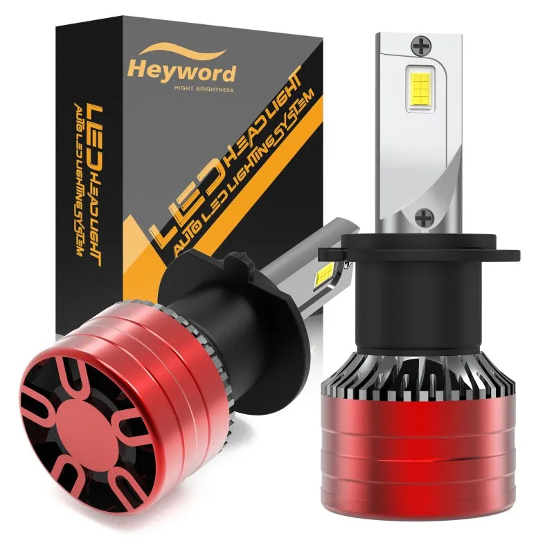 kit lampada LED automotiva H4 H7 H11 9005 9006 luz branca 6000K alta potencia para farol