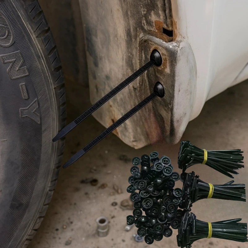 kit presilhas automotivas universal para fixação de painéis para-lamas e cabos