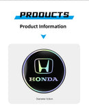 Tapete Porta-Copos Automotivo Honda – Base Antiderrapante para Copo (Kit 2 Peças)