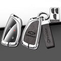 Capa de Chave Automotiva Premium em Couro e Liga de Zinco para Chevrolet, GMC e Buick – Proteção Completa com Design Luxo