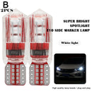 Lâmpada LED Automotiva T10 Super Brilho – Luz de Posição, Placa e Interior 12V/24V (Par)