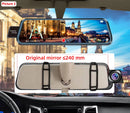 Câmera Veicular 2K DVR com WiFi e GPS Espelho Retrovisor – Dash Cam Automotiva com Visão Noturna e Monitoramento 24h