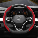 Capa de Volante Camurça Antiderrapante para Volkswagen – Grip Esportivo Segmentado Premium