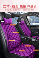 Almofada de Banco Automotivo Plush Inverno – Capa Antiderrapante Quente Universal (Kit 3 Peças)