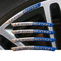 Kit 4 Emblemas Metálicos Limited Edition para Centro de Roda Premium