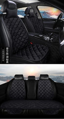 Almofada de Banco Automotivo Plush Inverno – Capa Antiderrapante Quente Universal (Kit 3 Peças)
