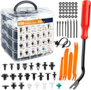 Kit Grampos Automotivos Universais 100 a 800 Peças para Fixação de Painéis