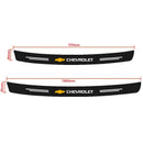 Protetor de Para-Choque Traseiro Fibra de Carbono para Chevrolet – Adesivo Anti Risco Porta-Malas