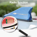Antena Automotiva Tubarão para Chevrolet – Shark Fin Decorativa com Sinal de Rádio Universal
