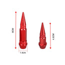 Tampa de Válvula Spike Alumínio 45mm para Roda – Bico de Pneu Estilo Bala Automotivo (Kit 4 Peças)