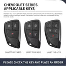 Capa de Chave Automotiva Premium em Couro e Liga de Zinco para Chevrolet, GMC e Buick – Proteção Completa com Design Luxo