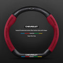 Capa de Volante em Camurça e Fibra de Carbono para Chevrolet – Antiderrapante Premium Esportiva