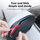 Protetor de Retrovisor Anti Chuva Automotivo – Viseira Rain Eyebrow Universal (Kit 2 Peças