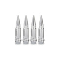 Tampa de Válvula Spike Alumínio 45mm para Roda – Bico de Pneu Estilo Bala Automotivo (Kit 4 Peças)