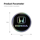 Tapete Porta-Copos Automotivo Honda – Base Antiderrapante para Copo (Kit 2 Peças)