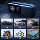 Compressor de Ar Portátil 12V Sem Fio com Iluminação LED e Inflação Rápida