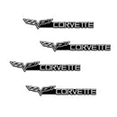 Kit 4 Emblemas Metálicos Chevrolet para Som Automotivo e Interior