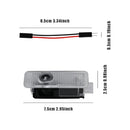 Projetor LED de Porta BMW Welcome Light – Luz de Cortesia com Logo para Série 3, 5, 7 e X1 (Kit 2 ou 4 Peças)