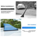 Antena Automotiva Tubarão para Chevrolet – Shark Fin Decorativa com Sinal de Rádio Universal