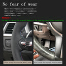 Capa de Volante Automotiva em Couro Microfibra para Chevrolet Blazer, Silverado e Tahoe – Antiderrapante Premium