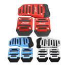 Kit Pedaleira Esportiva Automotiva em Alumínio Antiderrapante – Capa de Pedal Freio e Acelerador para Carro Automático