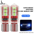Lâmpada LED Automotiva T10 Super Brilho – Luz de Posição, Placa e Interior 12V/24V (Par)