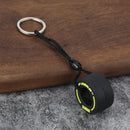 Chaveiro Automotivo em Formato de Pneu Borracha Estilo Carro