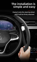 Capa de Volante Camurça Antiderrapante para Volkswagen – Grip Esportivo Segmentado Premium