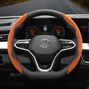 Capa de Volante Camurça Antiderrapante para Volkswagen – Grip Esportivo Segmentado Premium