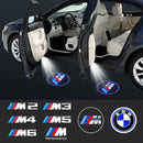 Projetor LED de Porta BMW Welcome Light – Luz de Cortesia com Logo para Série 3, 5, 7 e X1 (Kit 2 ou 4 Peças)