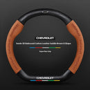 Capa de Volante em Camurça e Fibra de Carbono para Chevrolet – Antiderrapante Premium Esportiva