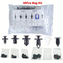 Kit Grampos Automotivos Universais para Fixação de Painéis 50 a 100 Peças